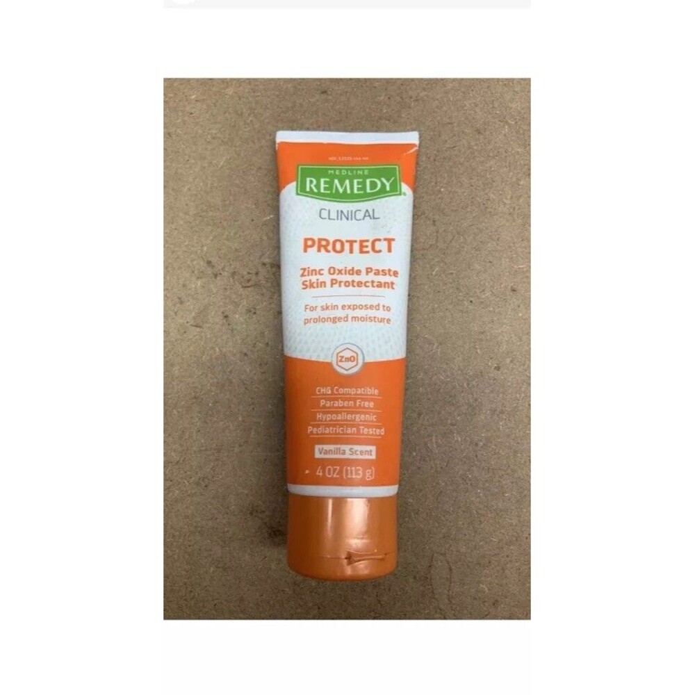 Medline Remedy Clinical Protect. Zinc Oxide Paste Skin Protectant. 4 OZ.
